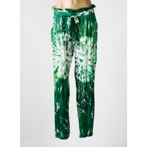 LA PETITE FRANCAISE - Pantalon droit vert en viscose - Femme - Taille 40 - Modz
