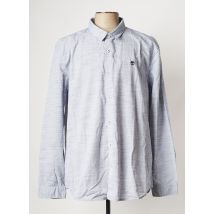 TIMBERLAND - Chemise manches longues bleu en coton - Homme - Taille XXL - Modz