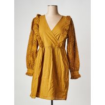 ATELIER REVE - Robe courte marron en coton - Femme - Taille 36 - Modz