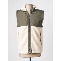 FARAH - Gilet sans manche beige en polyester - Homme - Taille S - Modz