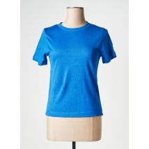 PETIT BATEAU - T-shirt bleu en lin - Femme - Taille 32 - Modz