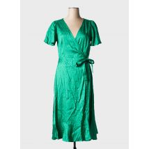 BIZANCE - Robe mi-longue vert en viscose - Femme - Taille 40 - Modz