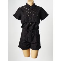 LEON & HARPER - Combishort noir en coton - Femme - Taille 34 - Modz
