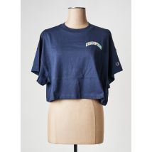 CHAMPION - T-shirt bleu en coton - Femme - Taille 36 - Modz