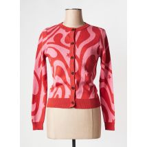 THINKING MU - Gilet manches longues rose en coton - Femme - Taille 36 - Modz