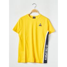 LE COQ SPORTIF - T-shirt jaune en coton - Garçon - Taille TU - Modz