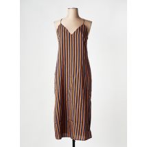SEE U SOON - Robe mi-longue marron en polyester - Femme - Taille 36 - Modz