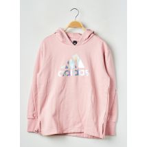 ADIDAS - Sweat-shirt à capuche rose en coton - Fille - Taille TU - Modz