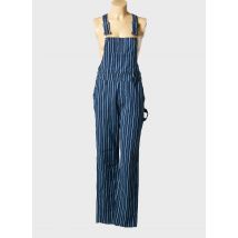 OBJECT - Salopette bleu en coton - Femme - Taille 36 - Modz