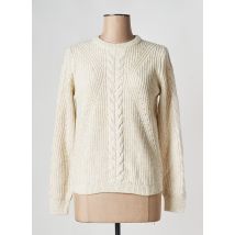 B.YOUNG - Pull beige en coton - Femme - Taille 34 - Modz