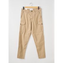 SELECTED - Pantalon cargo beige en coton - Homme - Taille TU - Modz