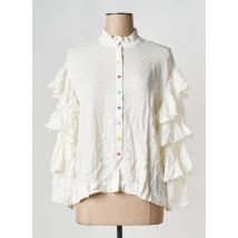 WILD - Chemisier blanc en viscose - Femme - Taille 38 - Modz