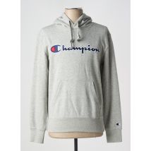 CHAMPION - Sweat-shirt à capuche gris en coton - Homme - Taille S - Modz