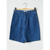 THINKING MU - Short bleu en polyester - Femme - Taille 38 - Modz