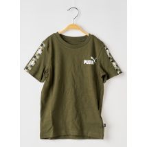 PUMA - T-shirt vert en coton - Garçon - Taille TU - Modz