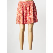 BIZANCE - Mini-jupe orange en viscose - Femme - Taille 36 - Modz