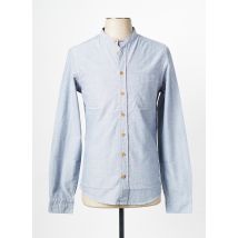 BLEND - Chemise manches longues bleu en coton - Homme - Taille S - Modz