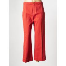 I.CODE (By IKKS) - Pantalon large rouge en coton - Femme - Taille 40 - Modz