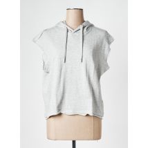 ONLY PLAY - Sweat-shirt à capuche gris en coton - Femme - Taille 40 - Modz