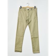 IKKS - Pantalon chino vert en coton - Homme - Taille 38 - Modz