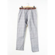 BONOBO - Pantalon droit gris en coton - Homme - Taille 38 - Modz