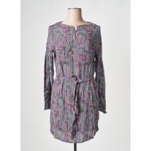 VILA - Robe courte gris en viscose - Femme - Taille 38 - Modz