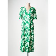 AN' GE - Robe longue vert en viscose - Femme - Taille 40 - Modz