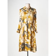 LA PETITE FRANCAISE - Robe mi-longue jaune en coton - Femme - Taille 34 - Modz