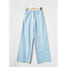 VILA - Jeans coupe large bleu en coton - Femme - Taille 36 - Modz