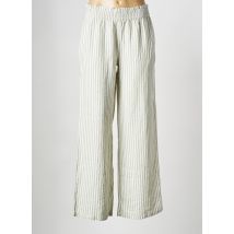 B.YOUNG - Pantalon large blanc en lin - Femme - Taille 42 - Modz