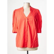 LA PETITE FRANCAISE - Chemisier rouge en coton - Femme - Taille 42 - Modz