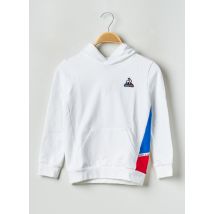 LE COQ SPORTIF - Sweat-shirt à capuche blanc en coton - Enfant - Taille TU - Modz