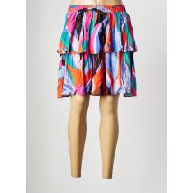 Y.A.S - Mini-jupe orange en viscose - Femme - Taille 38 - Modz