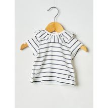 PETIT BATEAU - Top blanc en coton - Fille - Taille TU - Modz