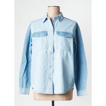 VILA - Chemisier bleu en coton - Femme - Taille 36 - Modz
