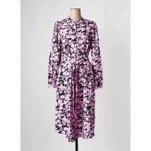 MOSS COPENHAGEN - Robe mi-longue rose en viscose - Femme - Taille 36 - Modz