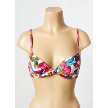 BANANA MOON - Haut de maillot de bain rose en polyamide - Femme - Taille 40 - Modz