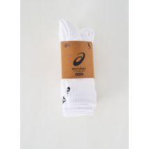 ASICS - Chaussettes blanc en coton - Homme - Taille 47-49 - Modz