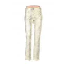 COUTURIST - Pantalon slim jaune en coton pour femme - Taille W26 - Modz