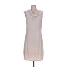 QUATTRO - Robe courte beige en acrylique pour femme - Taille 38 - Modz