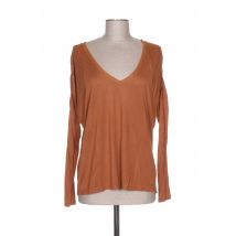 REDSOUL - T-shirt marron en viscose pour femme - Taille 40 - Modz