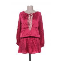 MINE DE RIEN - Robe courte rouge en soie pour femme - Taille 36 - Modz