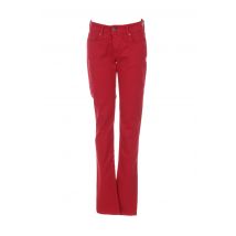 SALSA - Pantalon slim rouge en coton pour femme - Taille W24 L32 - Modz