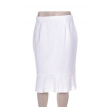 PAUPORTÉ - Jupe mi-longue blanc en coton pour femme - Taille 38 - Modz