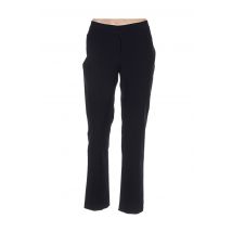 MENSI COLLEZIONE - Pantalon droit noir en polyester pour femme - Taille 38 - Modz