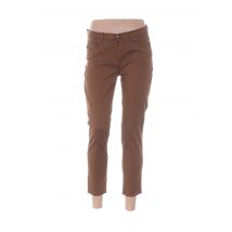 MENSI COLLEZIONE - Pantacourt marron en coton pour femme - Taille 38 - Modz