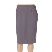 PAUPORTÉ - Jupe mi-longue gris en polyester pour femme - Taille 44 - Modz