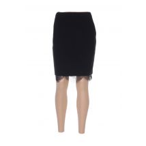 SUNCOO - Jupe mi-longue noir en polyester pour femme - Taille 34 - Modz