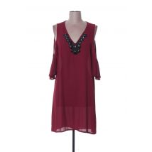 POUPÉE DE SOIE - Robe mi-longue rouge en polyester pour femme - Taille 36 - Modz