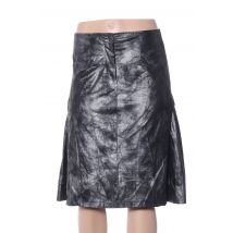 ARELINE - Jupe mi-longue gris en polyester pour femme - Taille 40 - Modz